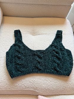 Dark Green Cable Knit 3pc. Set