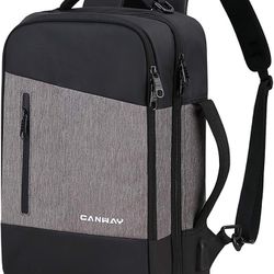 CANWAY Travel Laptop Backpack- 15.6-Inch College School Backpack