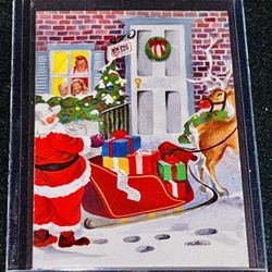 1991 Christmas Santa Claus Promo Card Pro Set