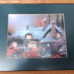 2 certified Thomas Kinkade prints