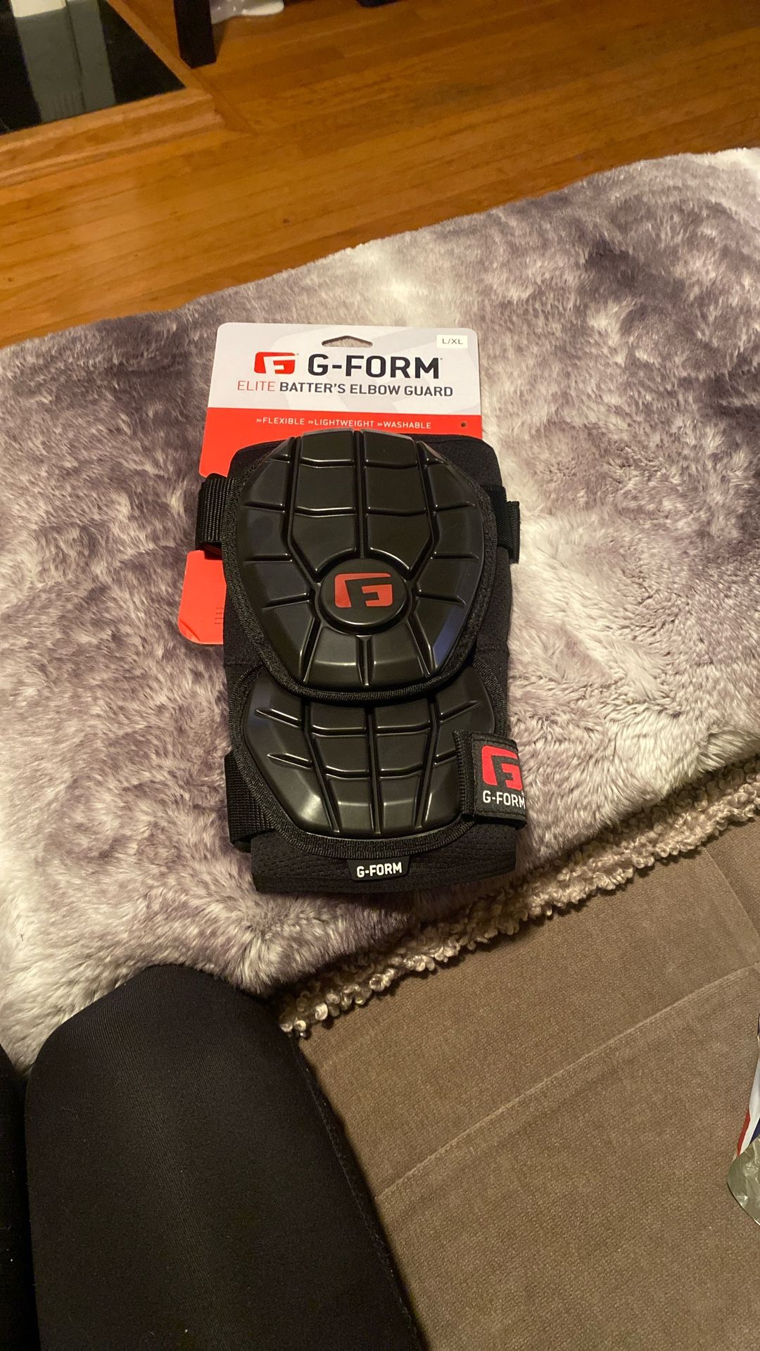 G-Form Black Adult L/XL Elite Batters Elbow Guard Baseball Softball