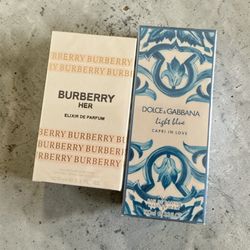 Burberry Her & Dolce & Gabbana Light Blue