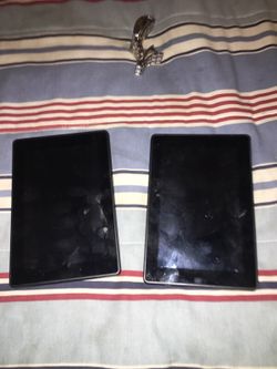 7inch Kindle fire tablets $120 for both