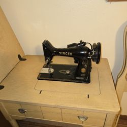 Maquina De Coser Marca Singer Antigua Electric 