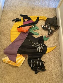 Celebratory outdoor flags