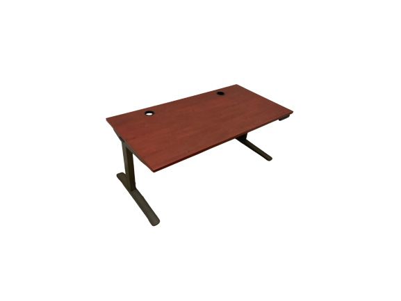 Cherry Color UPLIFT Adjustable Standing Desk V2 60” X 30”