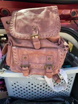 Pink back pack
