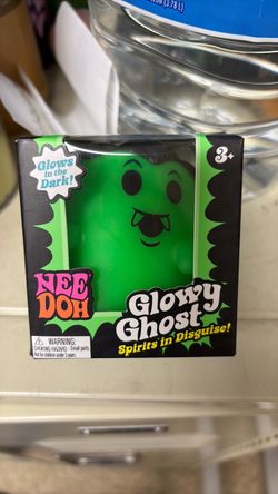 Nee Doh Glowy Ghost Stress Ball Toy
