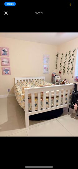 Full Size Bed Frame White