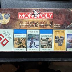 Pirates Of The Caribbean Monopoly Board Game 