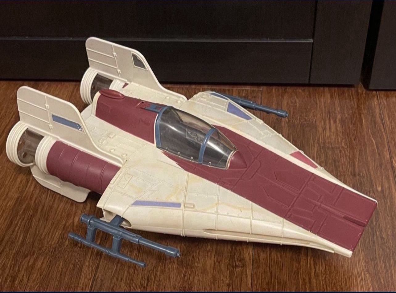 Vintage Star Wars Droids A-Wing Fighter Complete