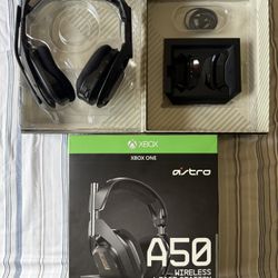 Astro A50 Wireless Headset + Base Station (Xbox/PC) – Great Condition
