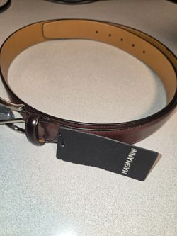 Magnanni Tanner1252  Sz.44 Tabaco Mens Belt New $120