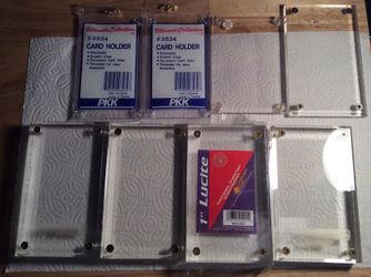 Football cards holders