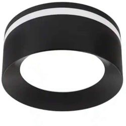 Elegant Ceiling LED  Fixture Advanced Light 6 Inch In Black