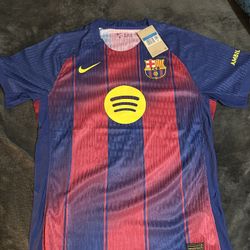 Barcelona Jersey Player Edition Size M 