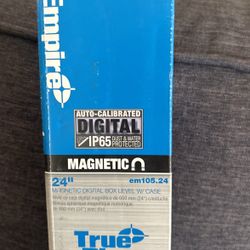 Empire 25” Magnetic Digital Box Level W/ Case