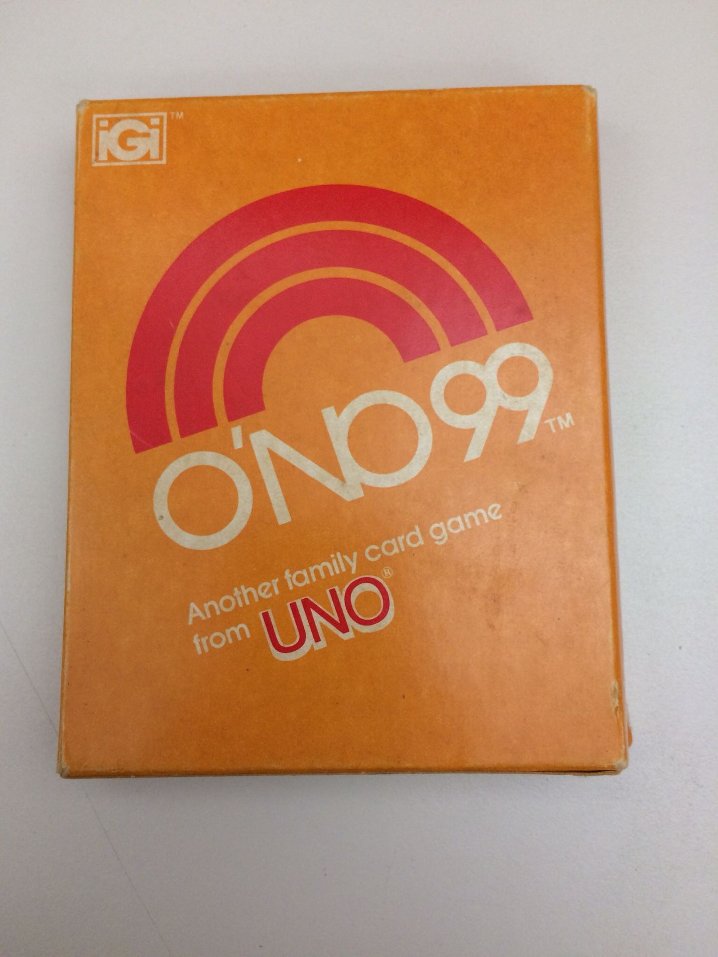 Vintage O’No 99 Card Game