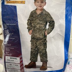 Soldier costume 3-4years