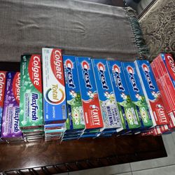 Crest and Colgate Toothpaste $2 Each 