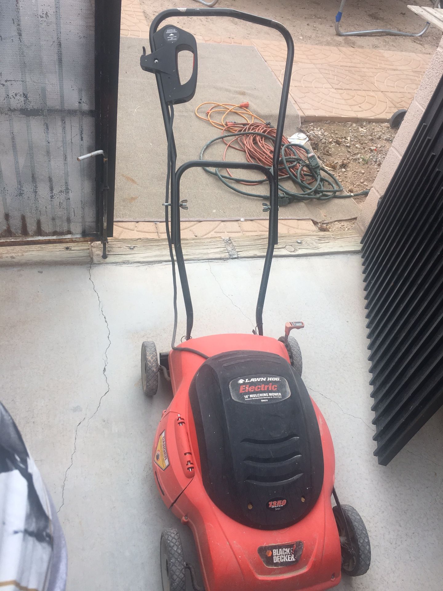 Black and decker electric lawn mower