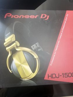 Pioneer Gold Hdj 1500 Professional DJ Headphones Brand New