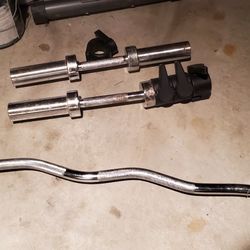 2" EZ Bar And Dumbbell Handles