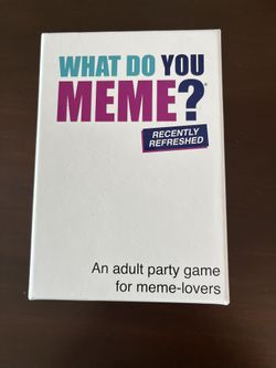 What Do You Meme? Adult Party Game —Excellent