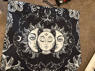 Hippie Moon And Sun Banner