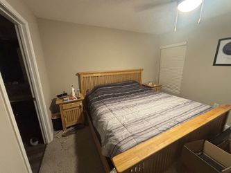 Wooden Oak Bedroom Set
