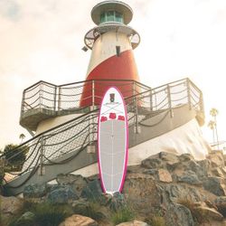 The Surfer Chick PINK FLOWER Paddle Board Antidote Outdoors