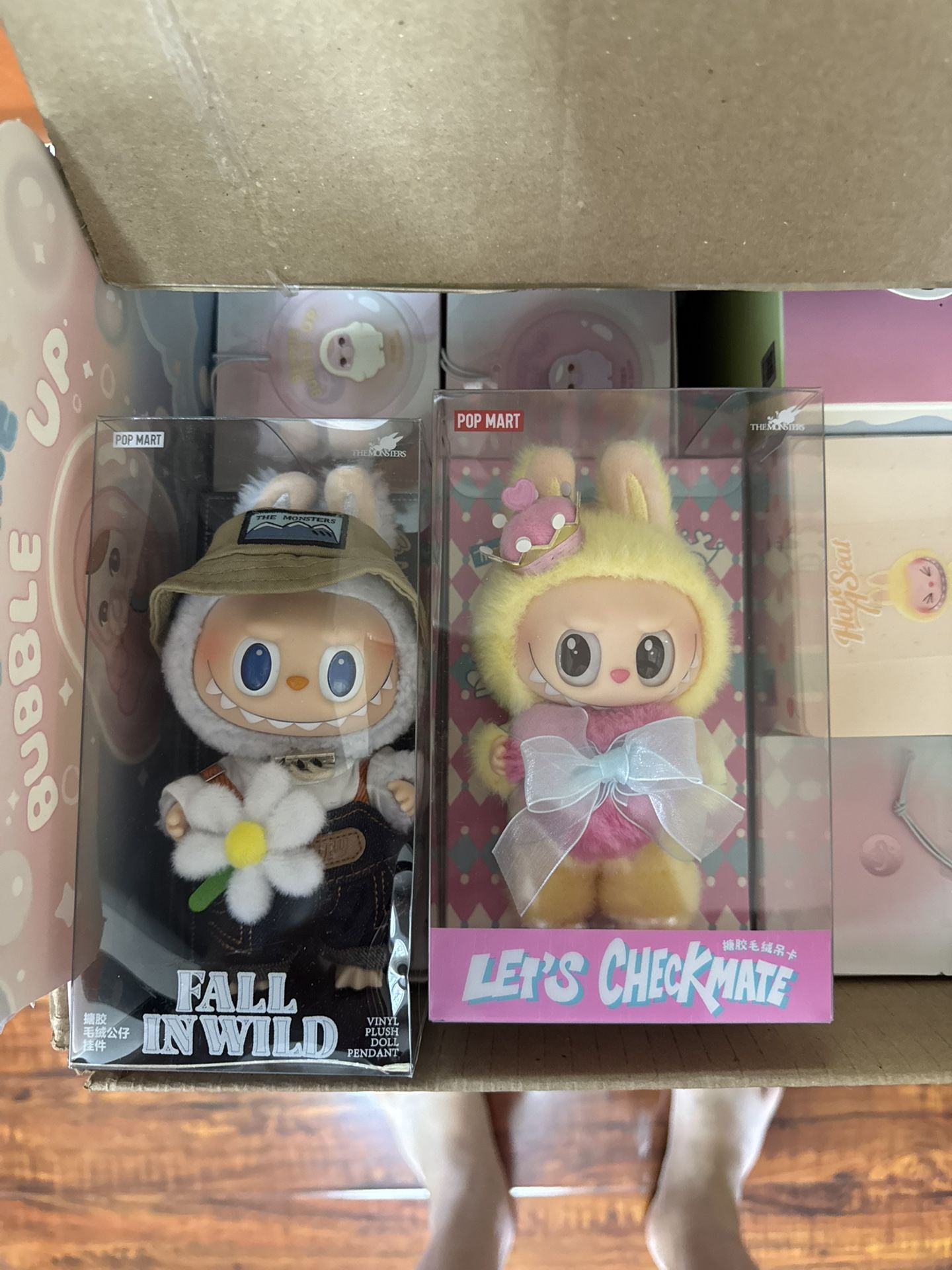 Fiw And Let’s Checkmate Labubu Keychain