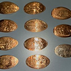 Set of Tokyo Disney Resort - Disneyland & DisneySea Pressed Pennies/Medallions