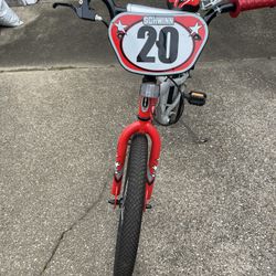 Boys Schwinn Bikes One red, One blue 20” Like New  Rode 1x  $95 Each