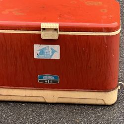 Vintage Metal Cooler