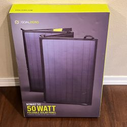 Goal Zero Nomad 50 Foldable Solar Panel 50W Portable Charger 11920 Black NEW