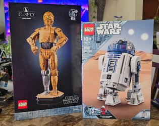 LEGO 75398 C-3PO AND 75379 R2-D2 Star Wars 25 Years Addition New! Available!!!