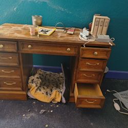 Heavy Wooden Desk