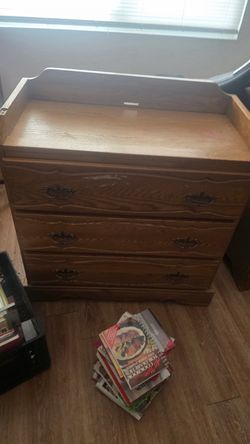 Dresser with changing top for babies