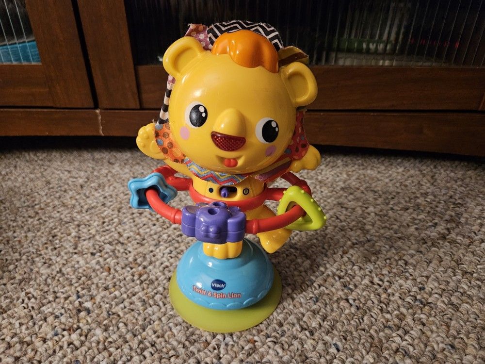 Vtech Twist And Spin Lion Baby Toy