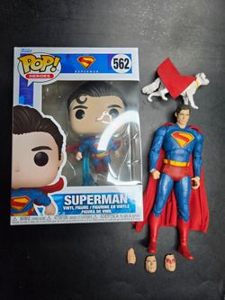DC funko pop and McFarlane Superman David Corenswet lot READ DESCRIPTION