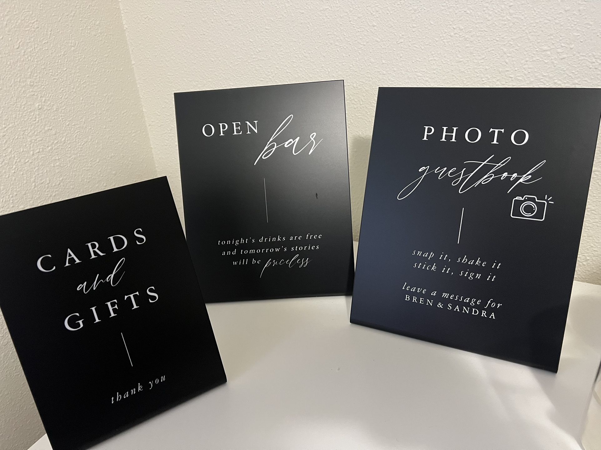 Wedding Signs