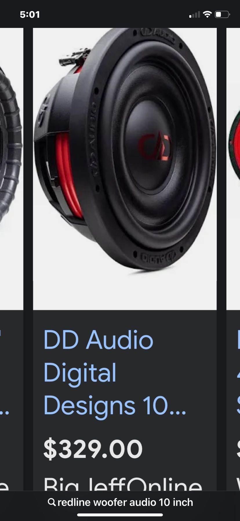 DD Audio Subwoofer