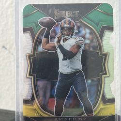 2022 Select Diecut Green/yellow Justin Fields 