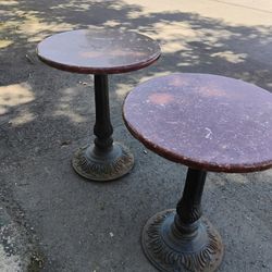 Very Heavy Set Of 2 Tables