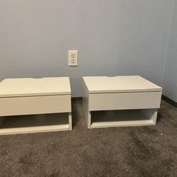 Floating Bed Side Tables 