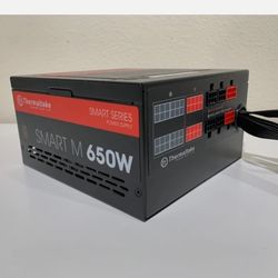 Thermaltake 650W 80+ Bronze Smart Semi-Modular ATX Desktop PC Power Supply