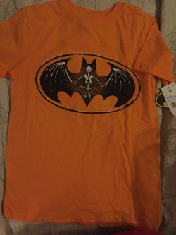 Boys Halloween Bat-Man t shirt size M