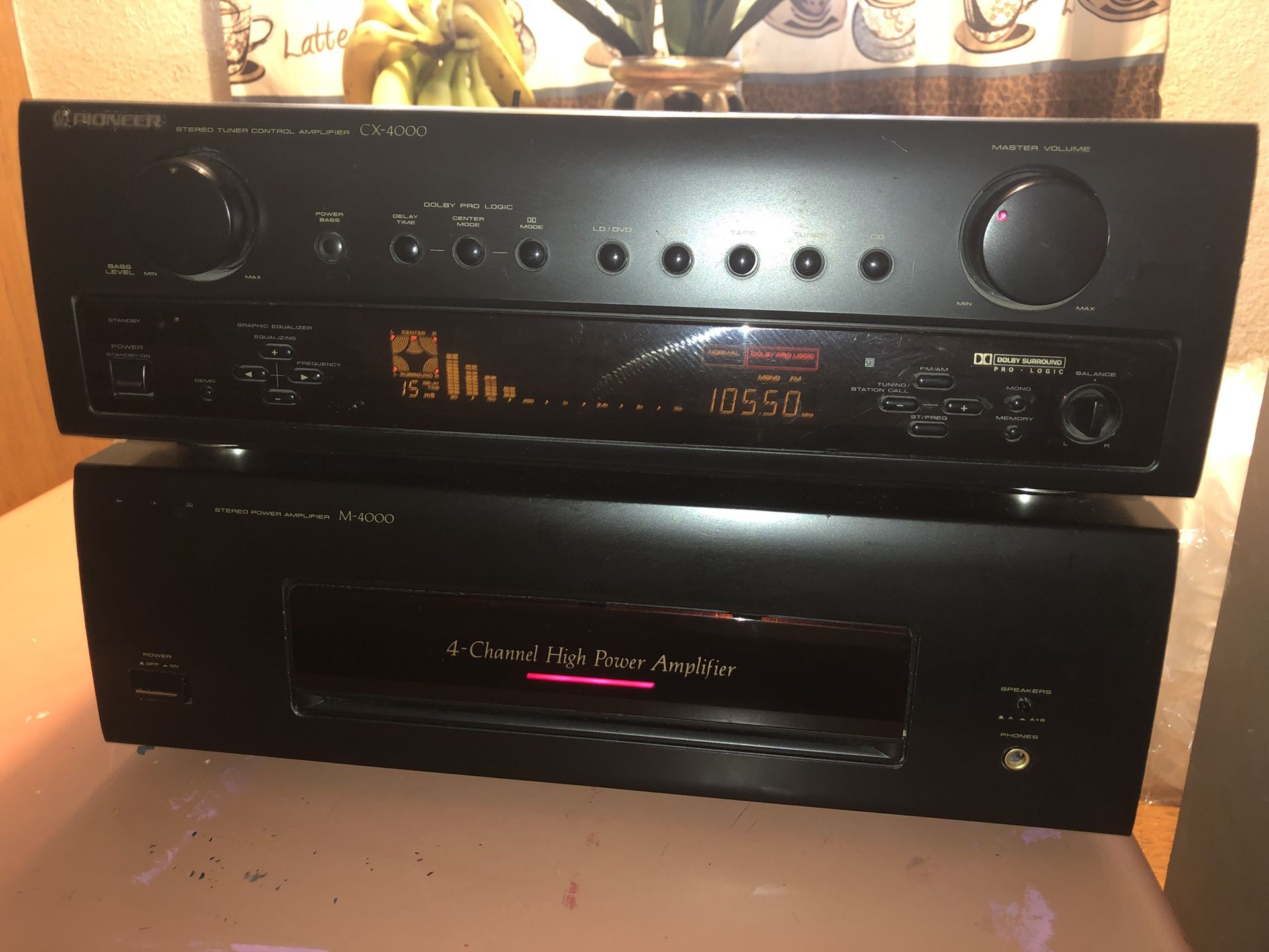 Pioneer stereo tuner control Amplifier CX-4000