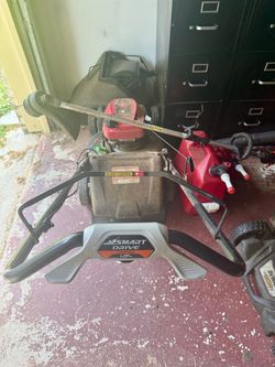 Honda gas lawn mower self propelled